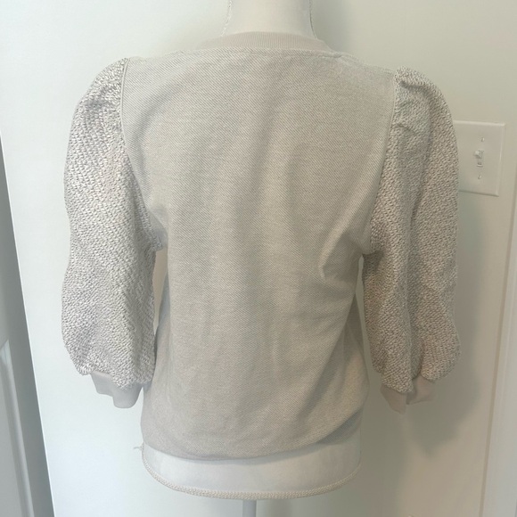 Splendid Cream Textured Knit Top - Picture 2 of 5